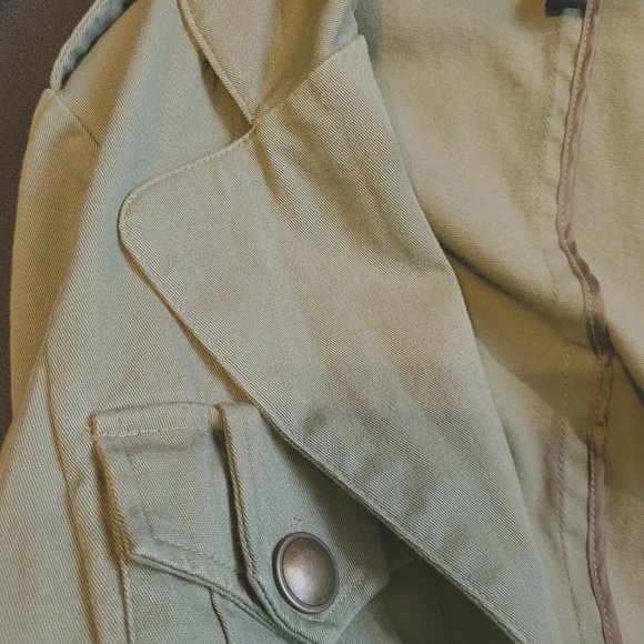 VINTAGE 90’s - Ninety 90 - Army Green Safari Jacket - Size Small - Picture 6 of 6